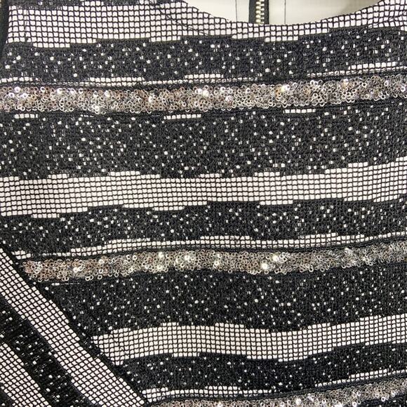 Hannah Banana Stripe Fit And Flare Dress Size 12 - Picture 5 of 5